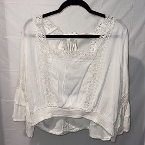 Plus Size Layered Flounce Top